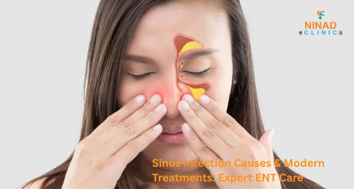 Patient consulting ENT surgeon in PCMC for sinus infection