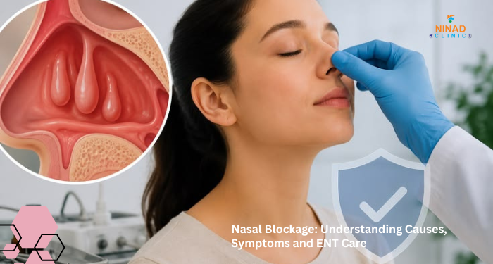 Learn about common causes, symptoms, treatment and prevention of nasal blockage. Get expert ENT care from an ENT Specialist in PCMC.